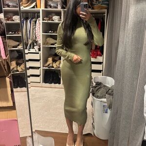 Missguided knit midi dress